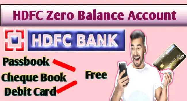 HDFC Zero Balance Account